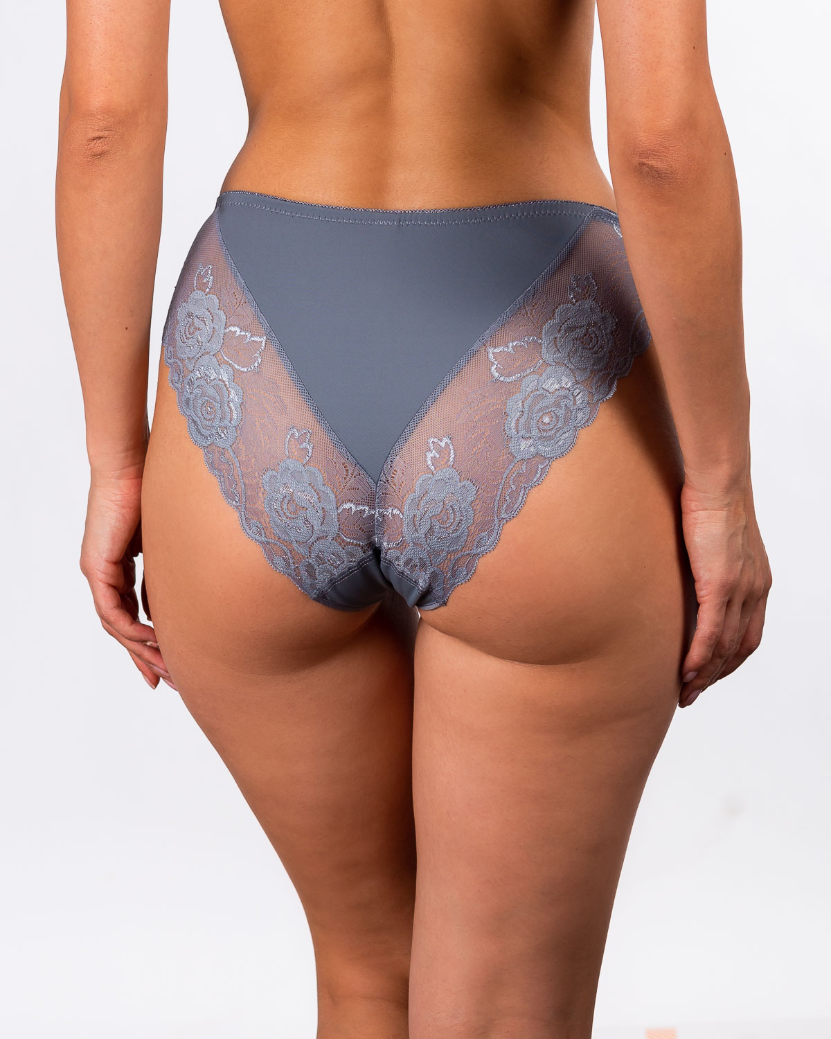 Жіночі труси мікрофібра з мереживом Lanny mode 55420 сіро-рожеві k3641-8 Жіночі труси мікрофібра з мереживом Lanny mode 55420 сіро-рожеві k3641-8